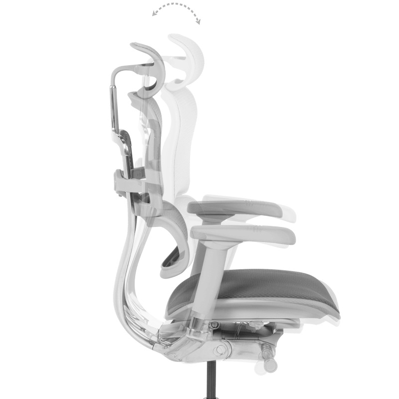 Ергономичен стол Ergohuman Elite 2 дамаска сив-сива рамка